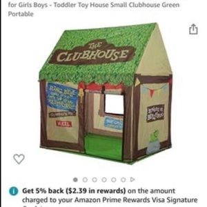 Kids play tent
